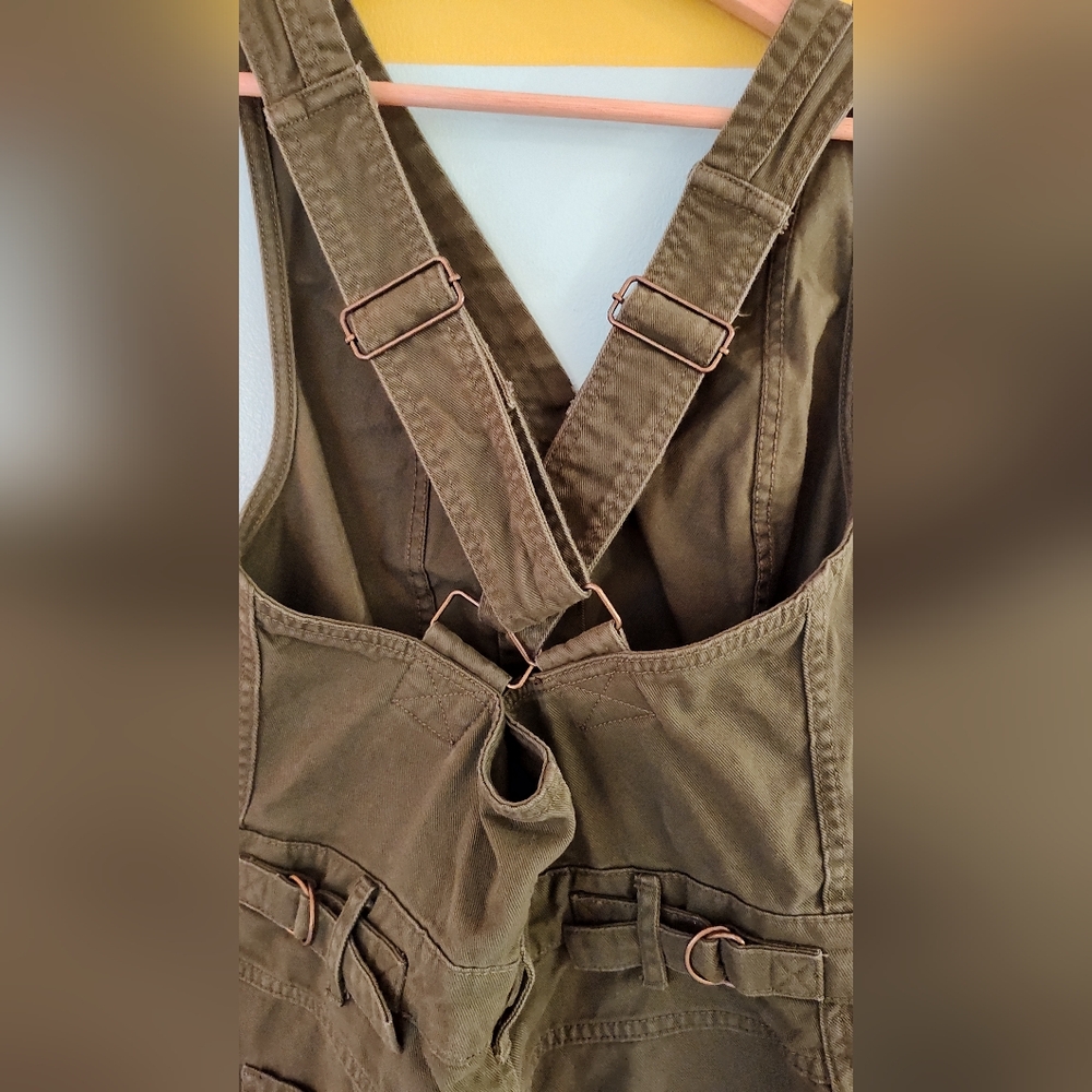 Hunter Green Cropper Roper Suit Romper SÜK Workwear Snap Zip Suk - Picture 6 of 8
